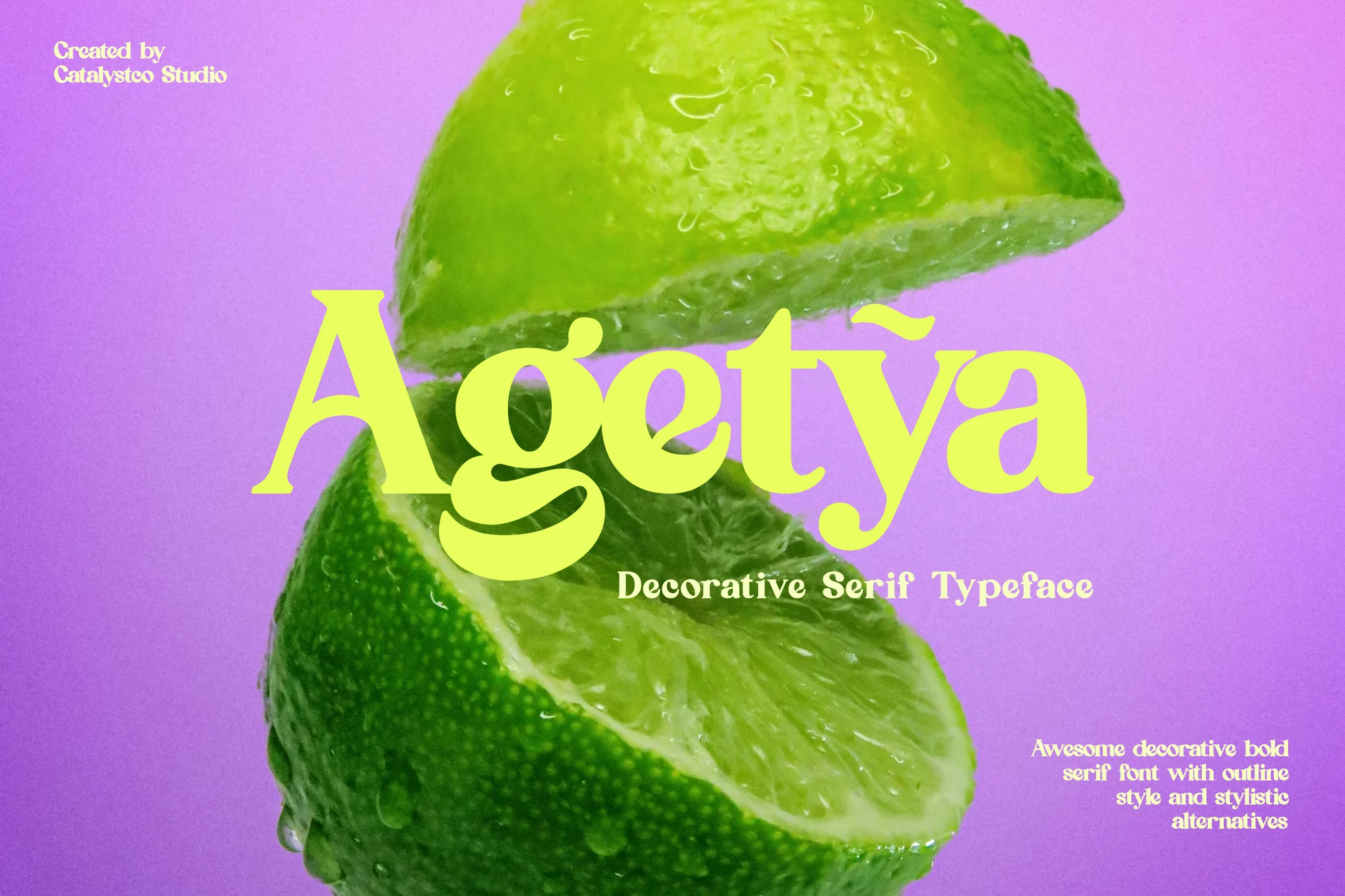 Agetya - Decorative Serif Font