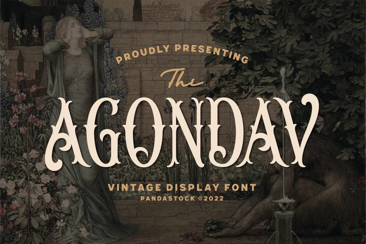 Agondav - Old Vintage Renaissance Font