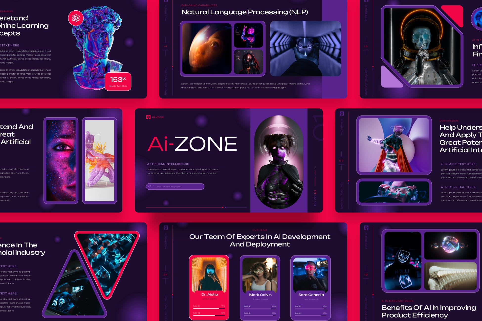 Aizone - Artificial Intelligence PowerPoint Template