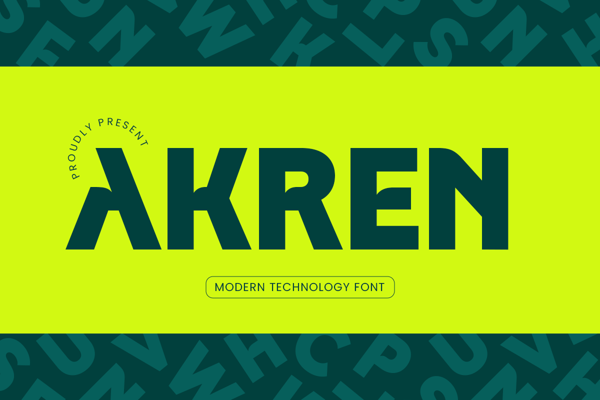 Akren - Modern Swedish Font