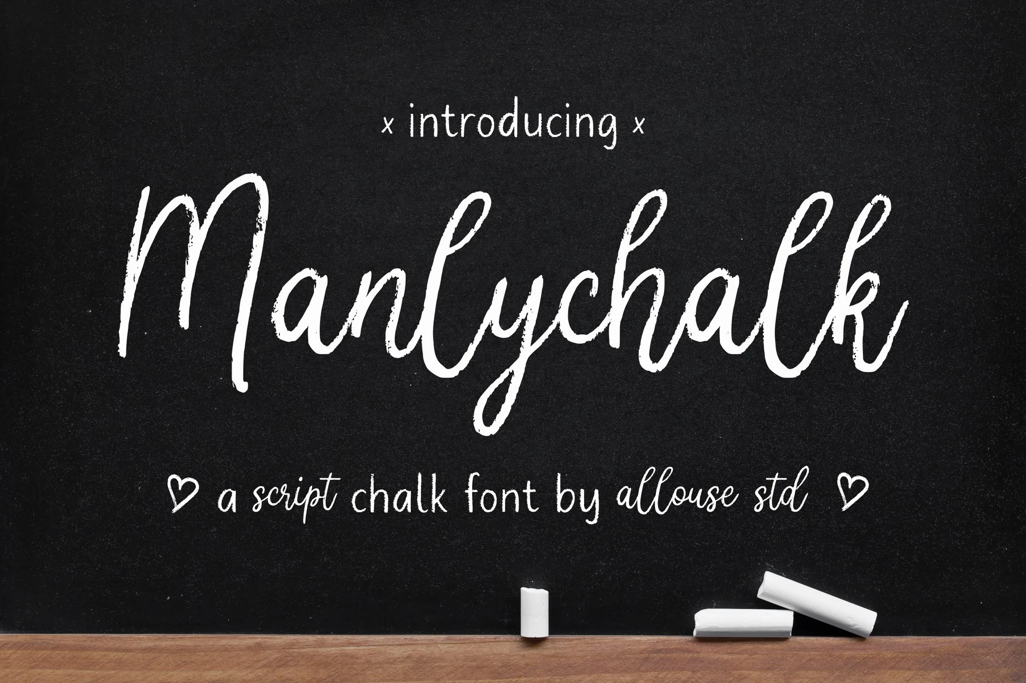 AL Manlychalk - Handwritten Font