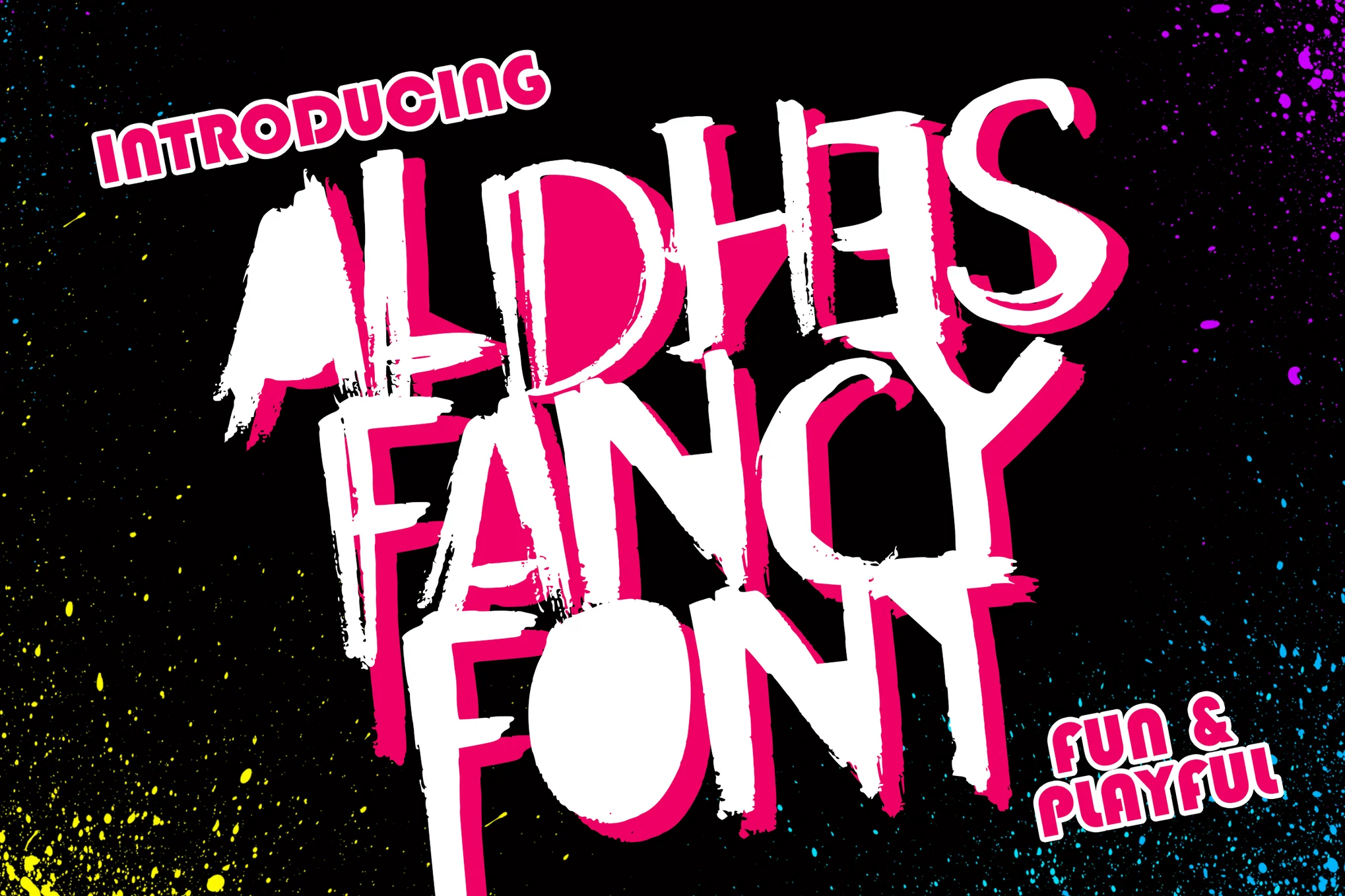 Aldhes - Bold Fancy Font