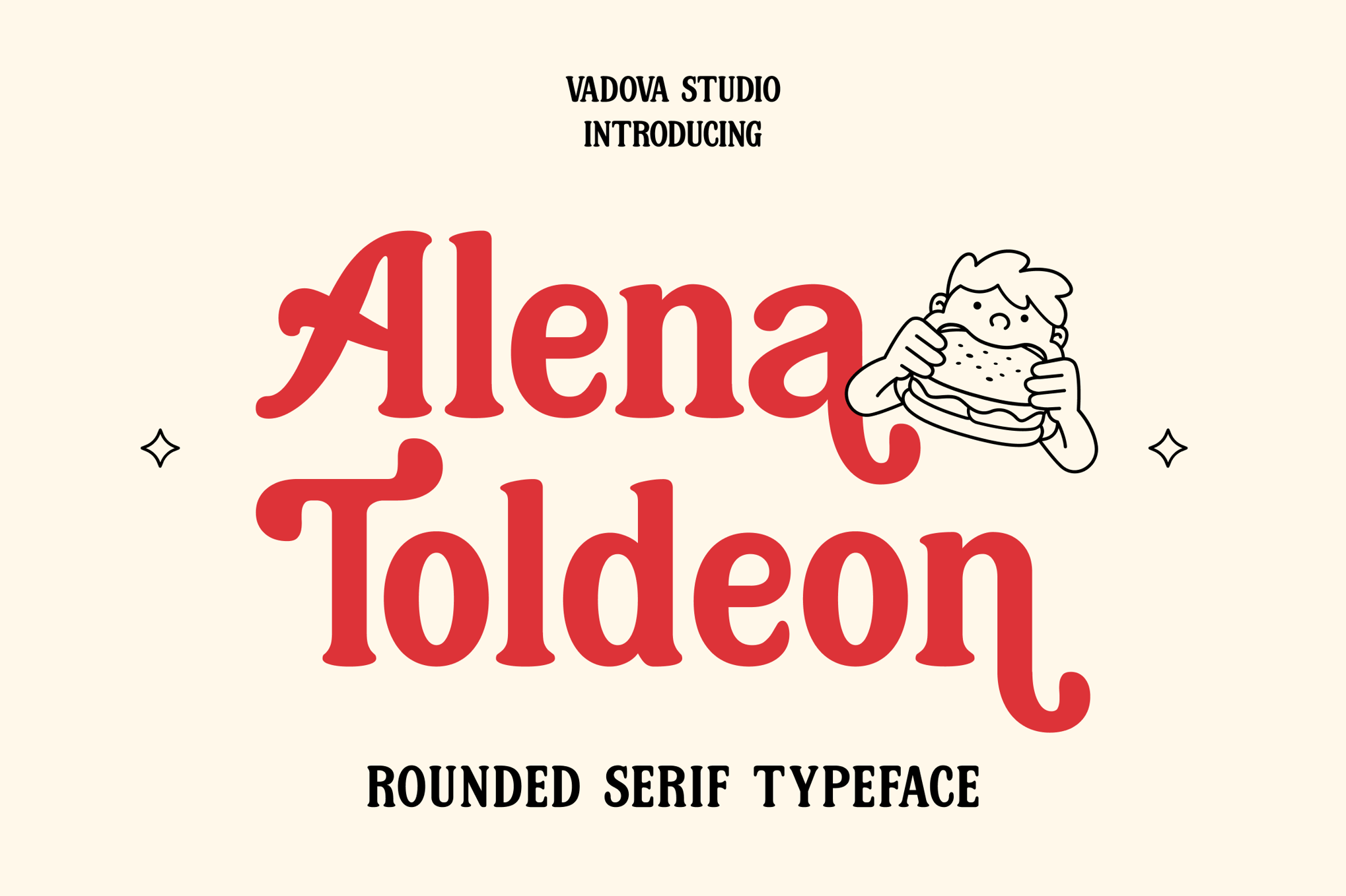 Alena Toldeon - Rounded Serif Font
