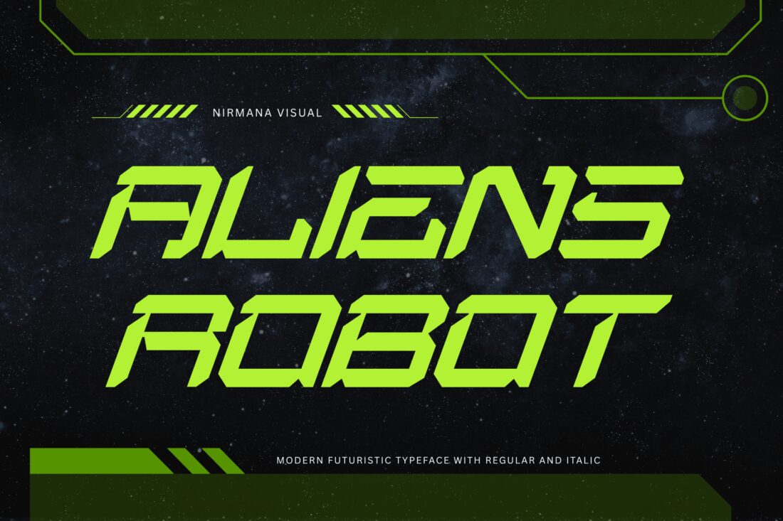 25+ Best Futuristic Robotic Fonts | Design Shack