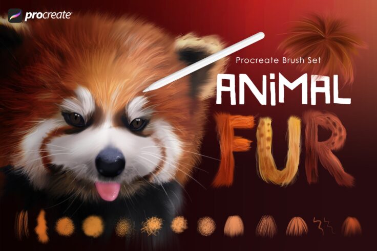 View Information about Animal Fur Procreate Brushes