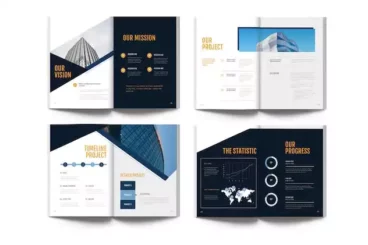 First alternate image for Annual Report Word Document Template