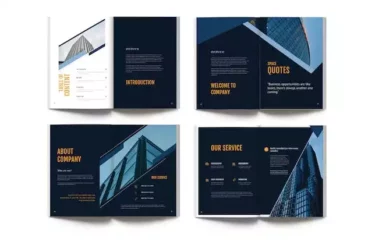 Second alternate image for Annual Report Word Document Template