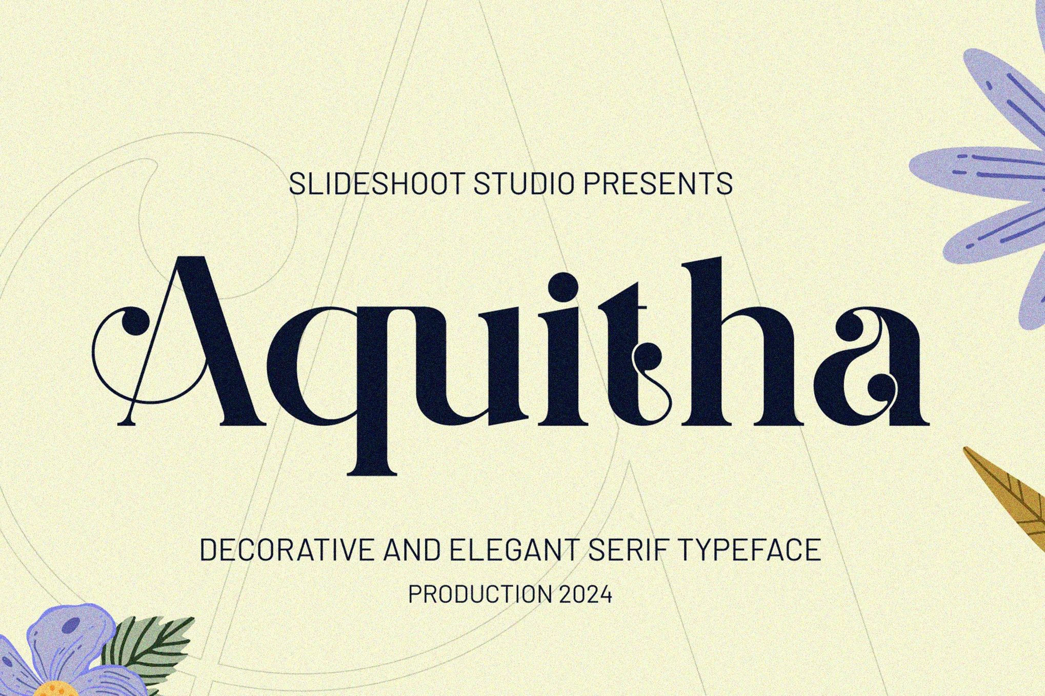 Aquitha - Decorative Aesthetic Font