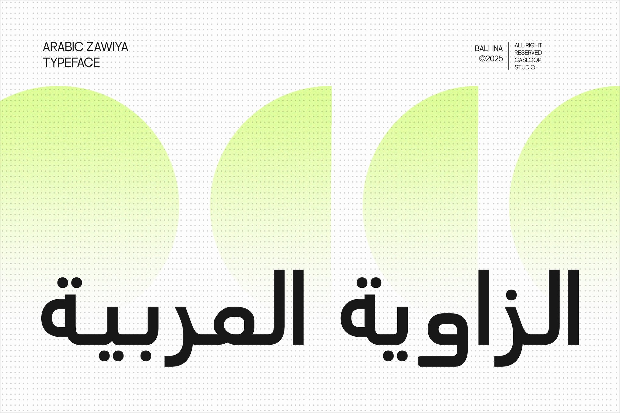 Arabic Zawiya - Geometric Kufi Calligraphy Font