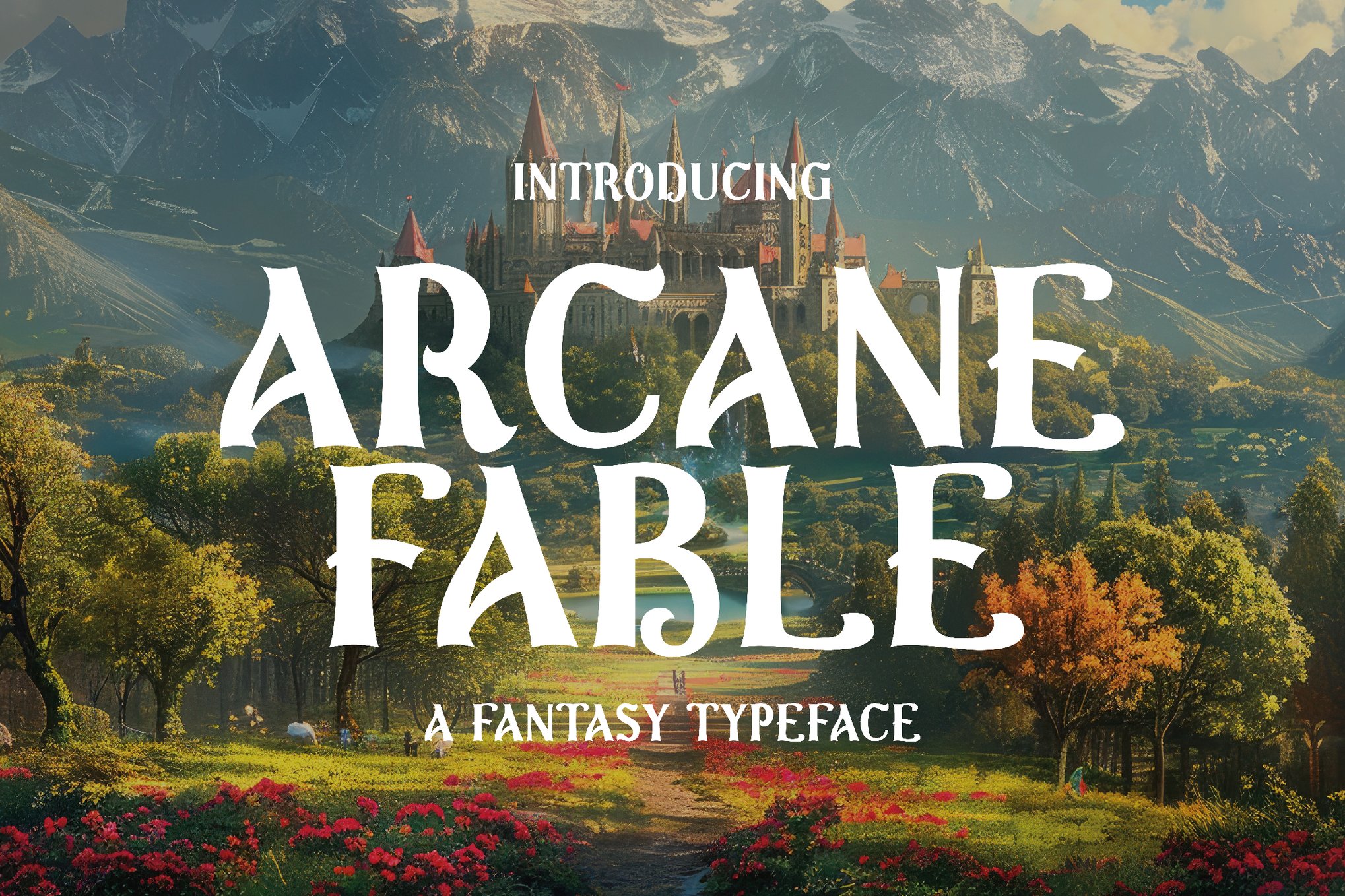 Arcane Fable - Fantasy Inspired Fairytale Font
