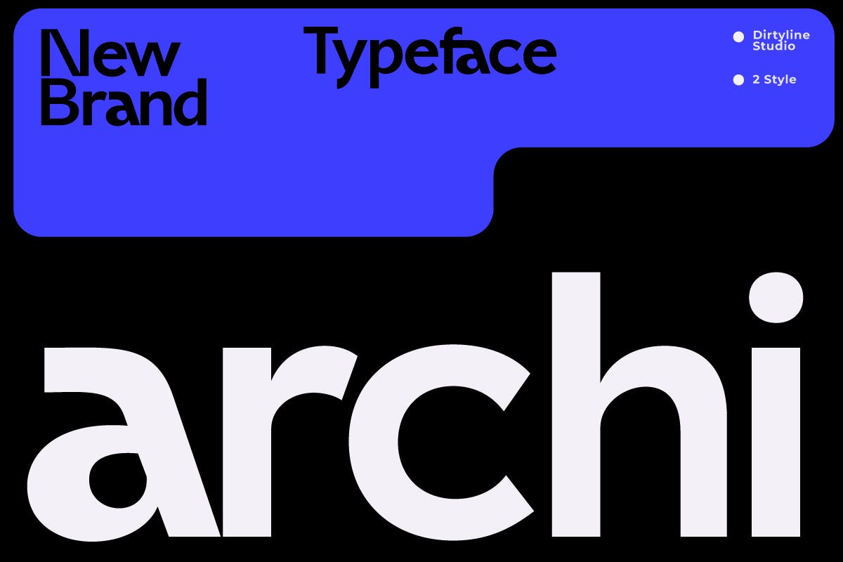 Archi - Modern Branding Font