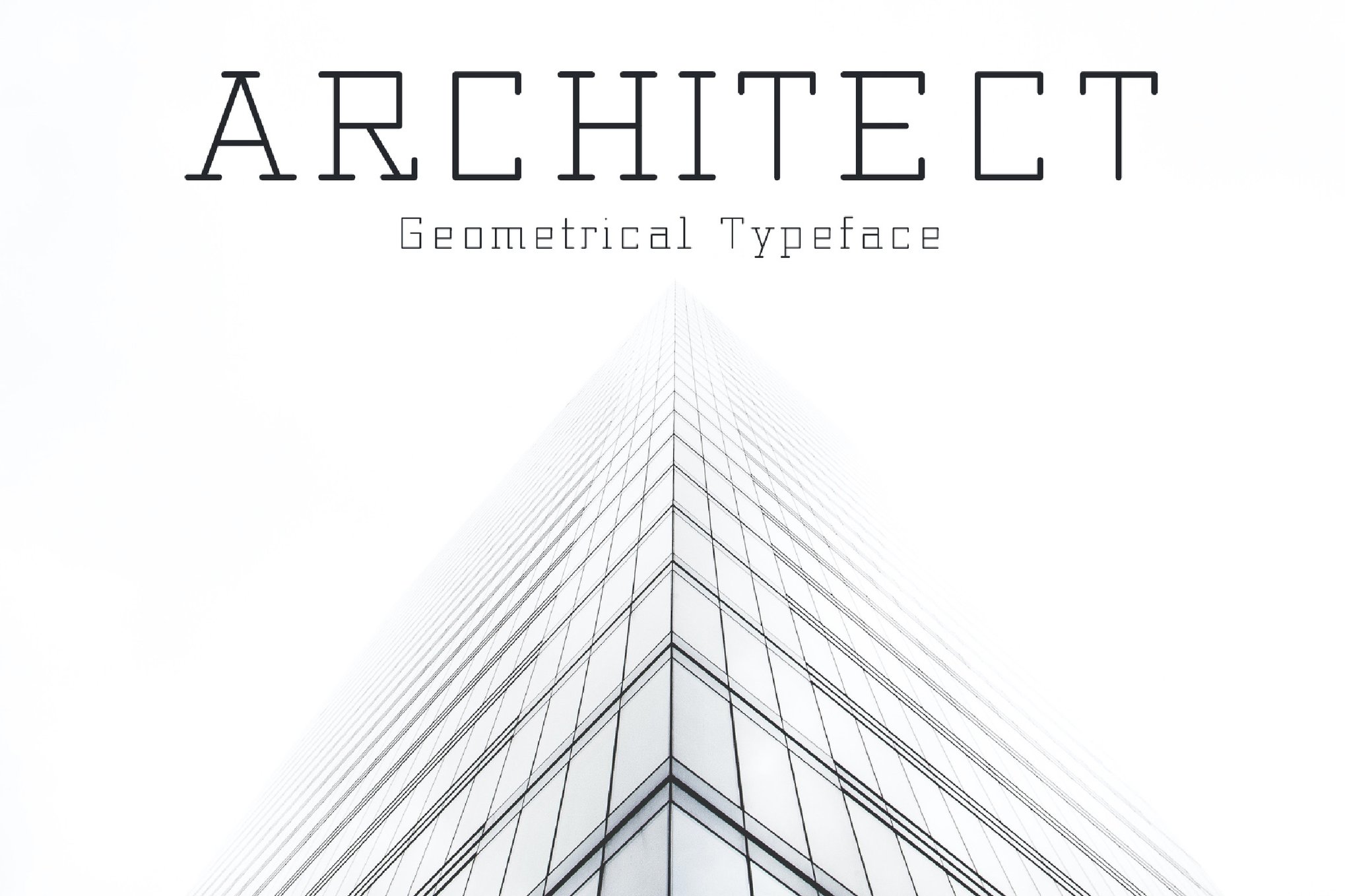 Architect - Geometrical Architectural Font