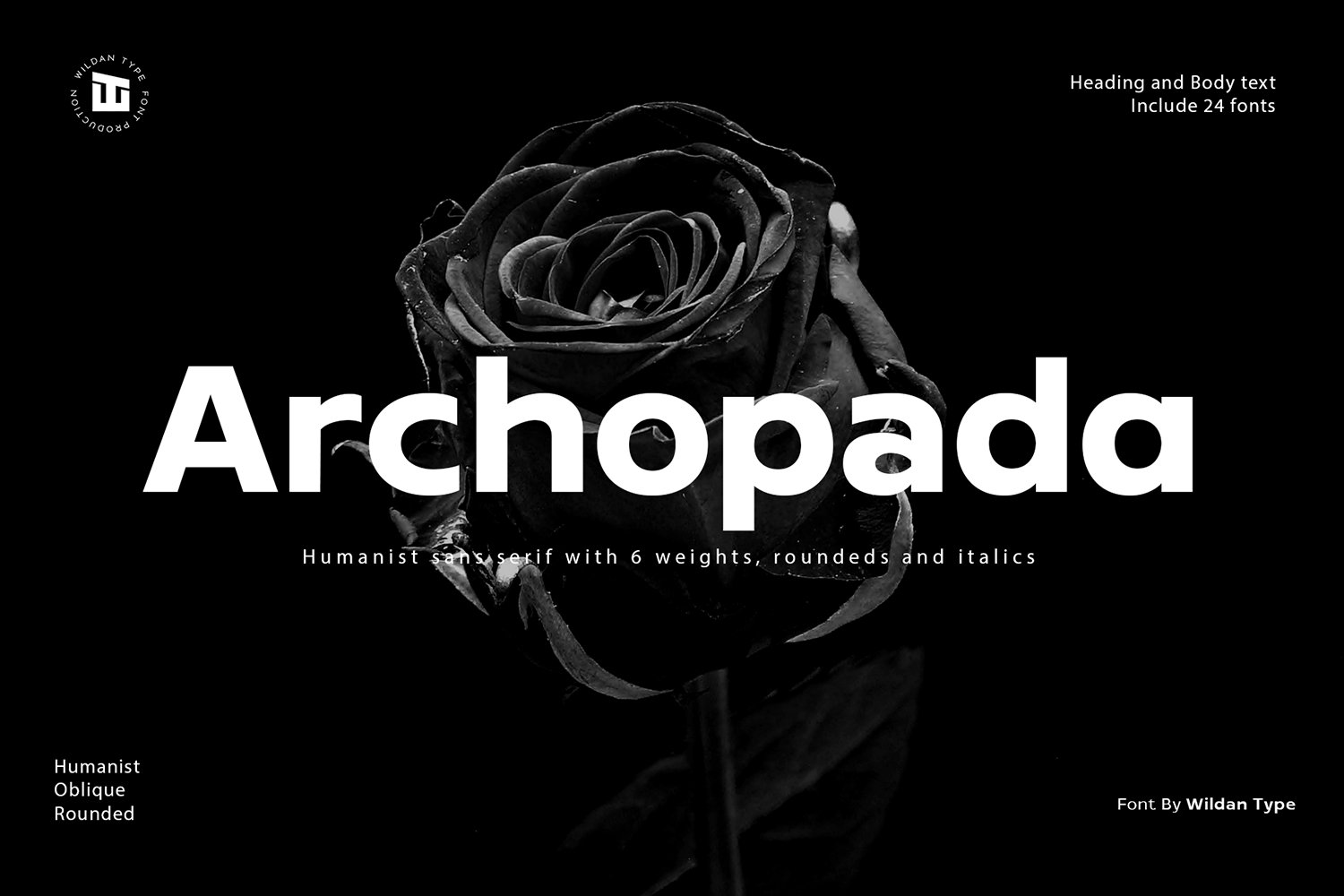 Archopada - Rounded Humanist Font