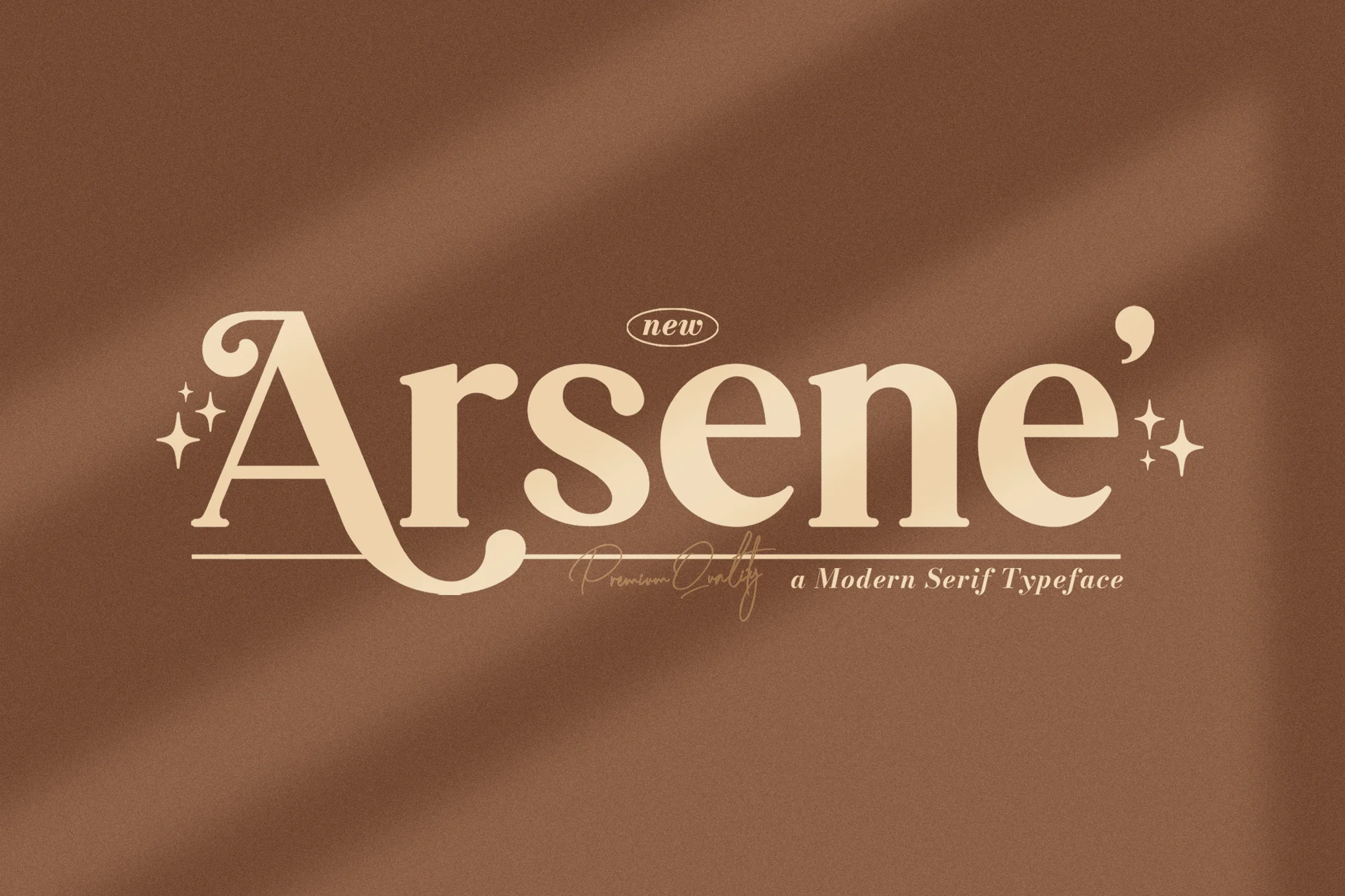 Arsene - Modern Serif Italian Font