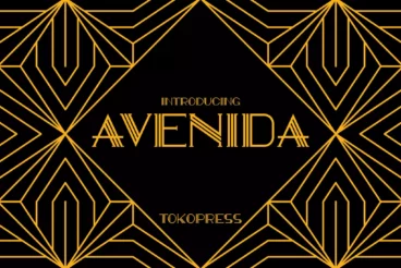 Avenida Art Deco Font