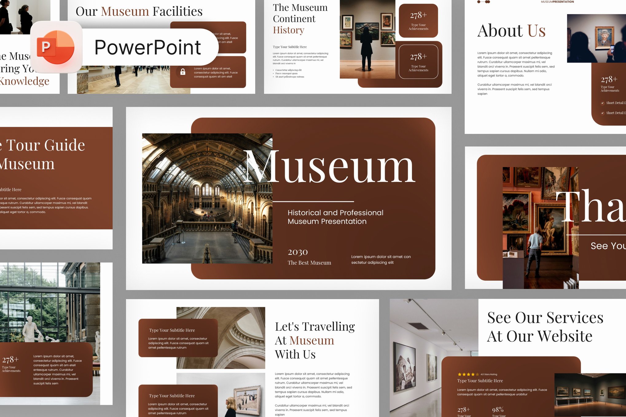 Arthesia - History Museum PowerPoint Template