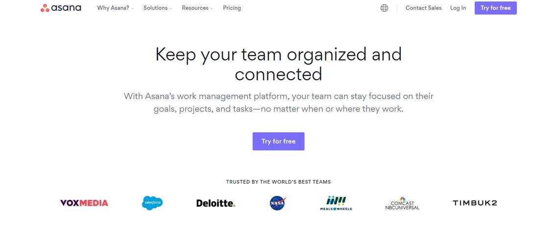 asana website