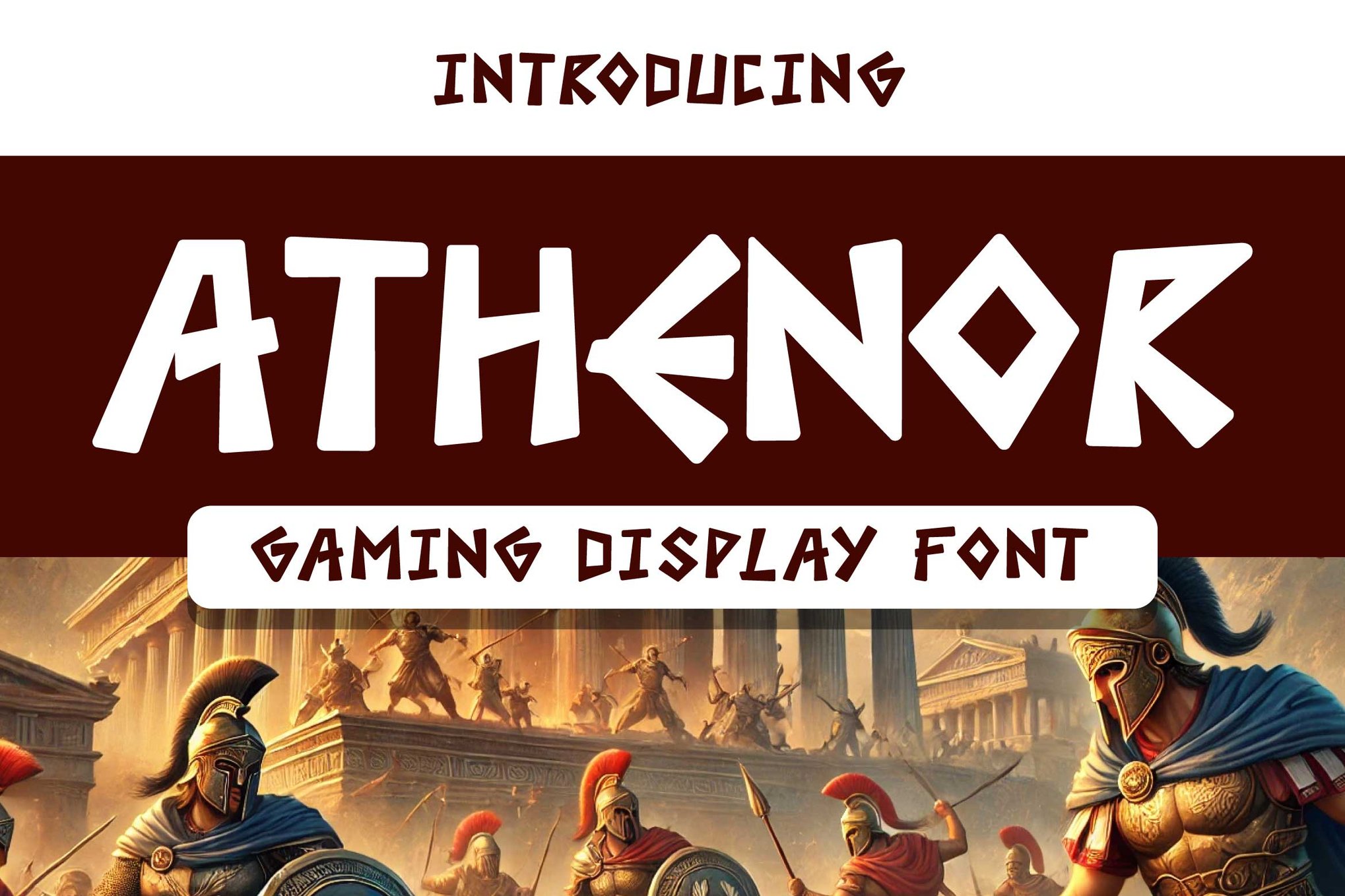 Athenor - Gaming & Superhero Font