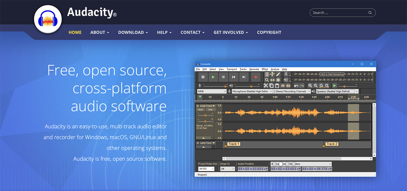 slide presentation with voice over