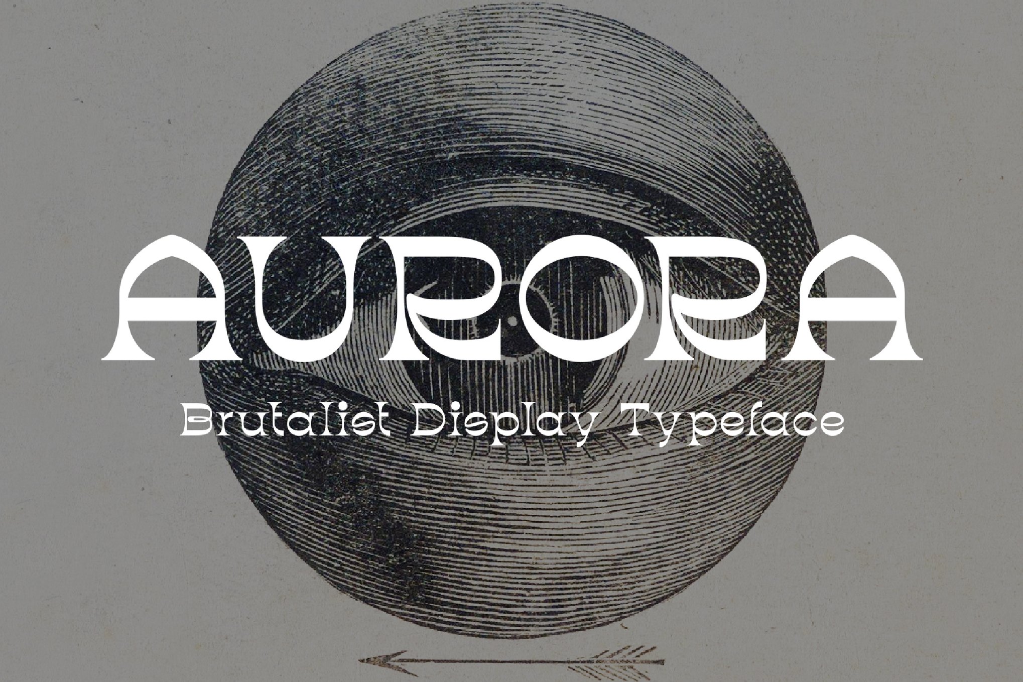 Aurora - Brutalist Display Font