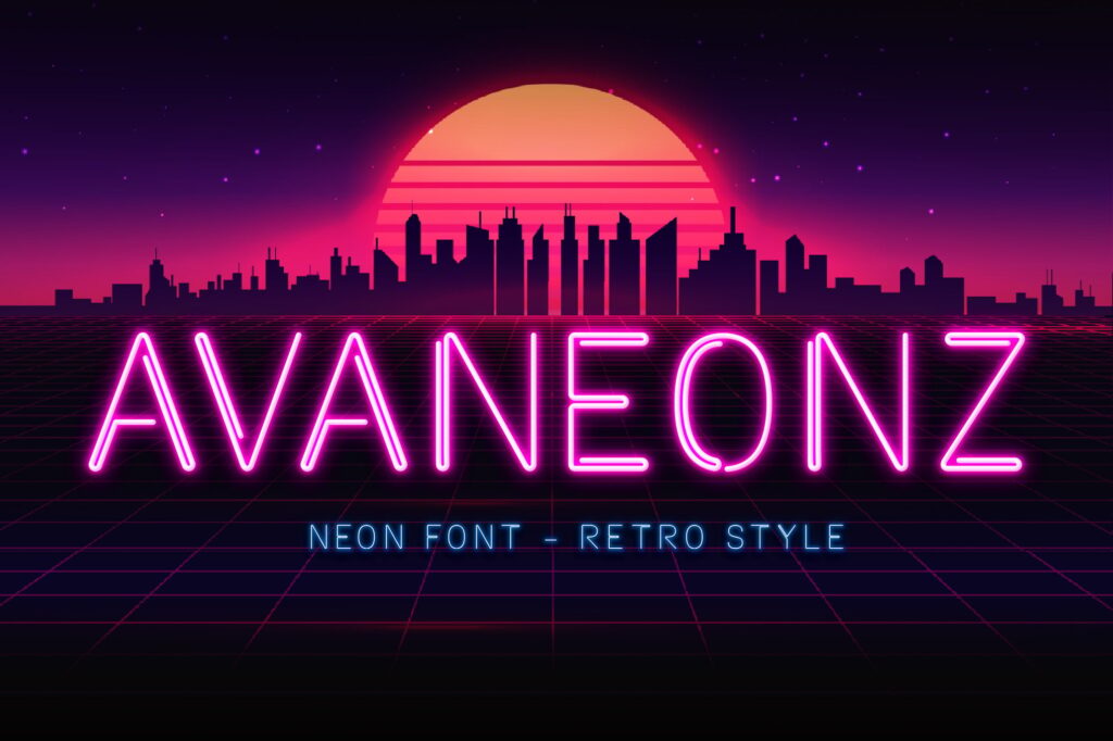 25+ Best Neon Sign Fonts | Design Shack