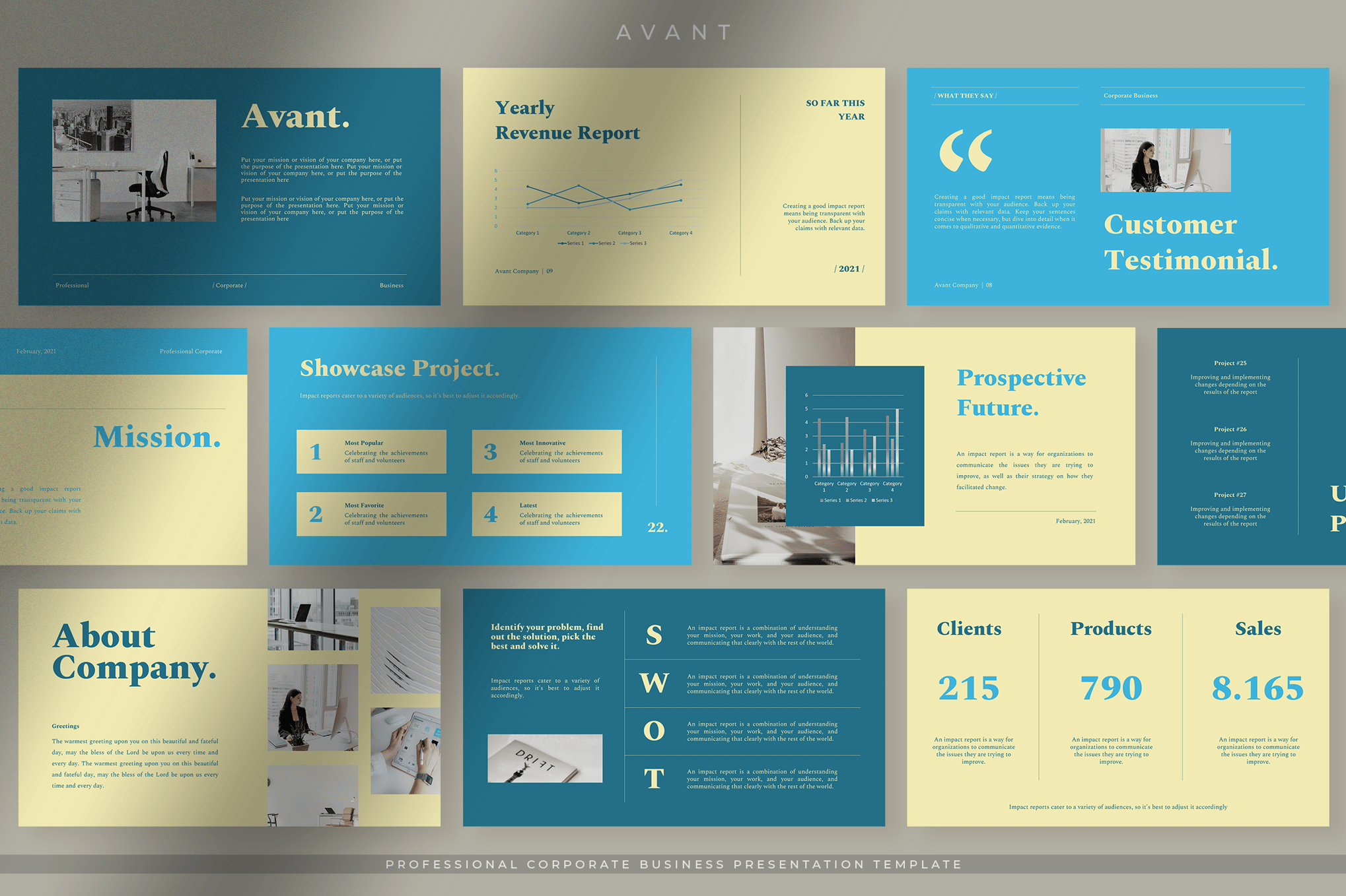 Avant - Professional Corporate PowerPoint Template