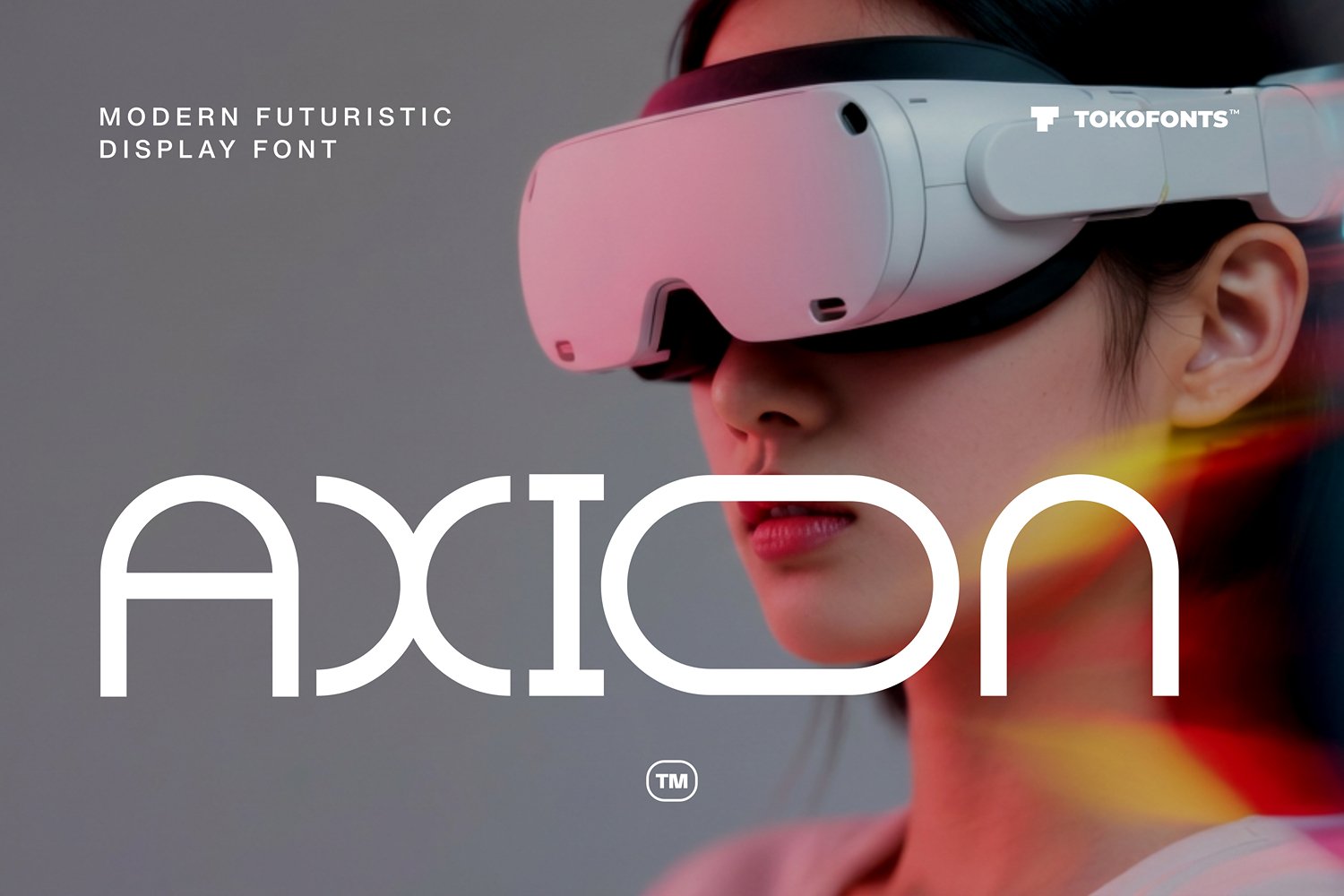Axion - Modern Futuristic Font