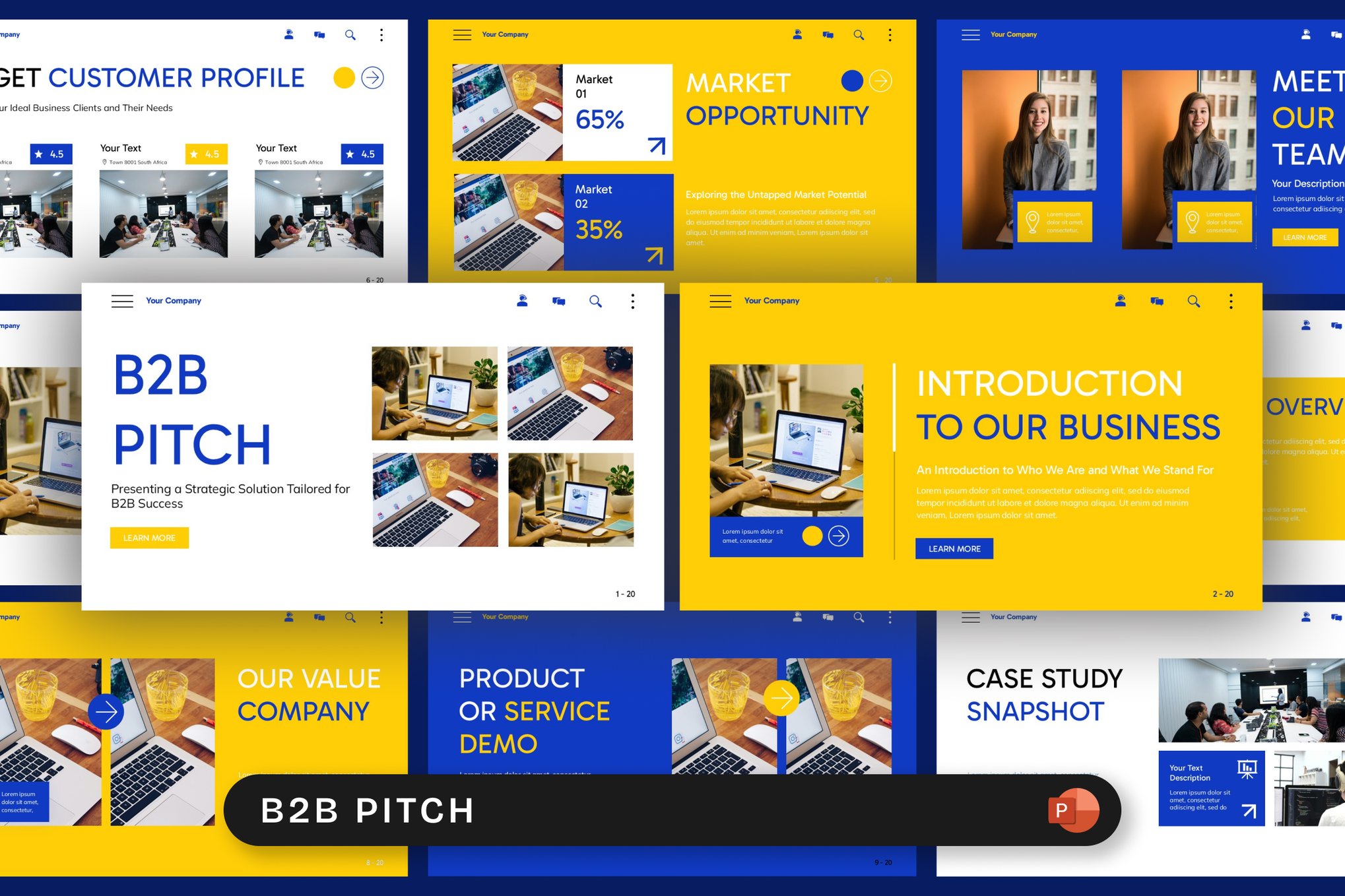 B2B Sales Pitch PowerPoint Template