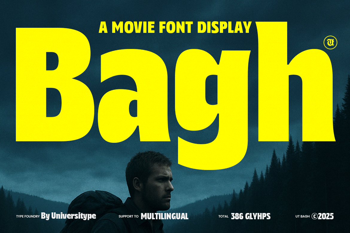 Bagh Display - High-Contrast Title Font