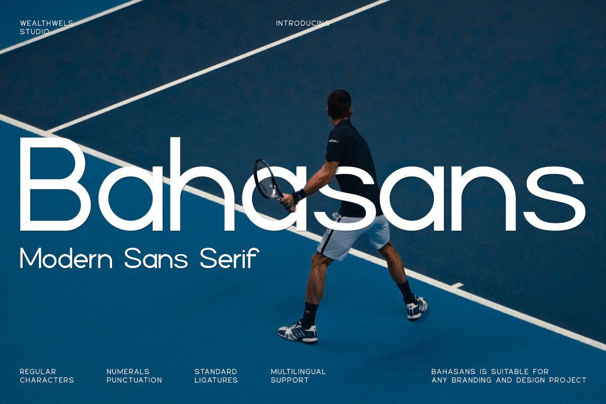 Bahasans - Modern Minimal Font