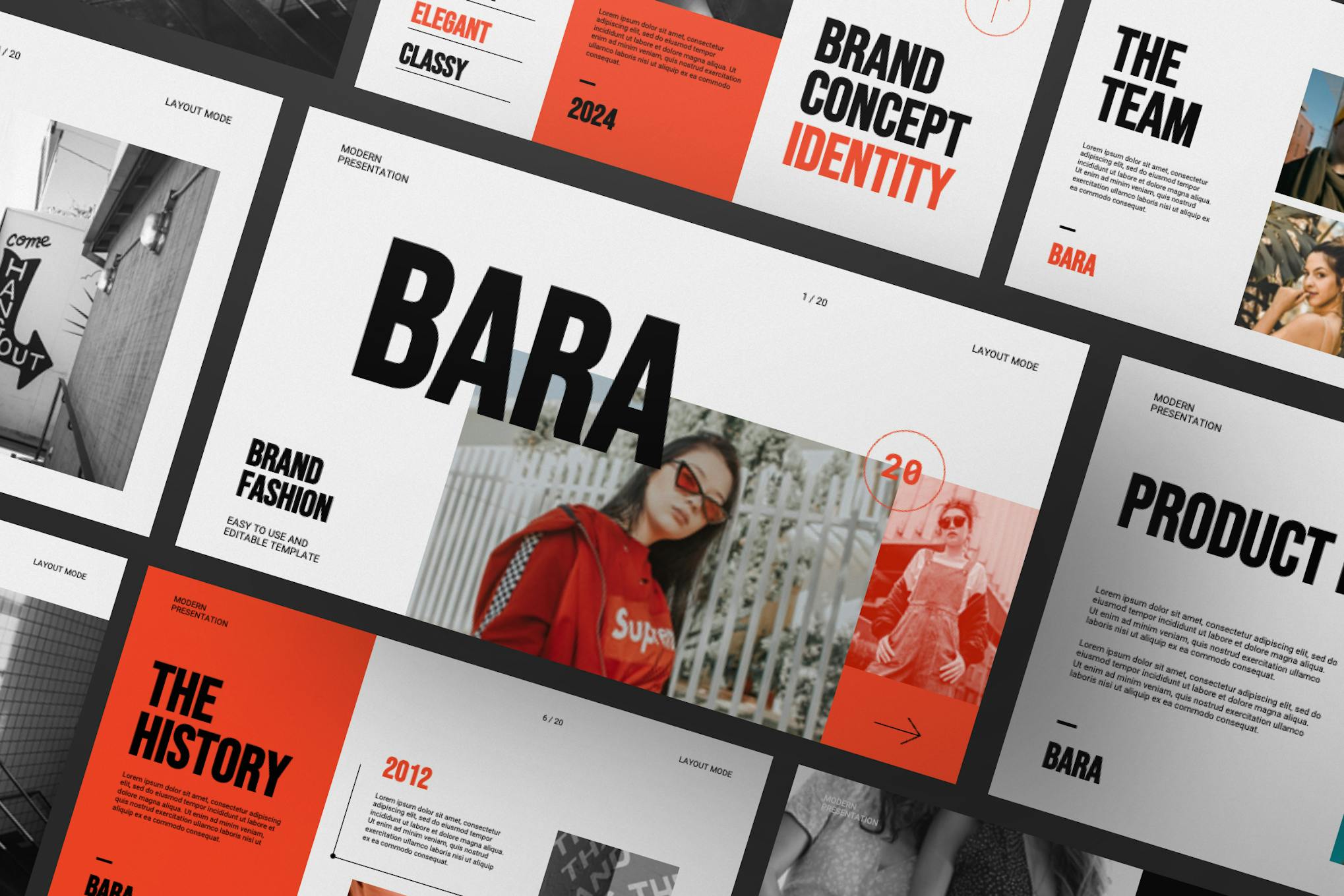 Bara - Brand Presentation PowerPoint Template