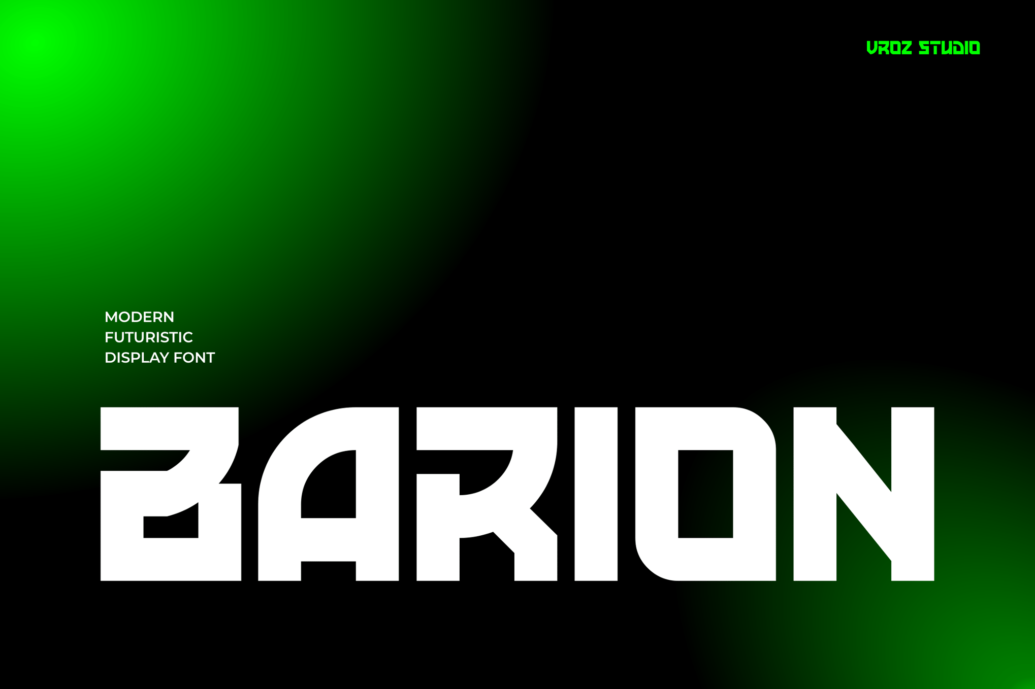 Barion - Modern Square Font