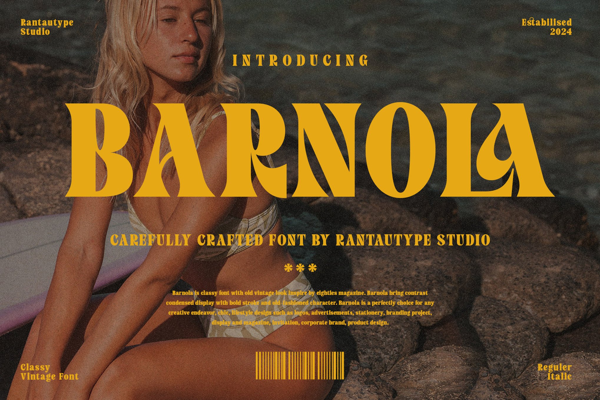 Barnola - Classy Vintage Font