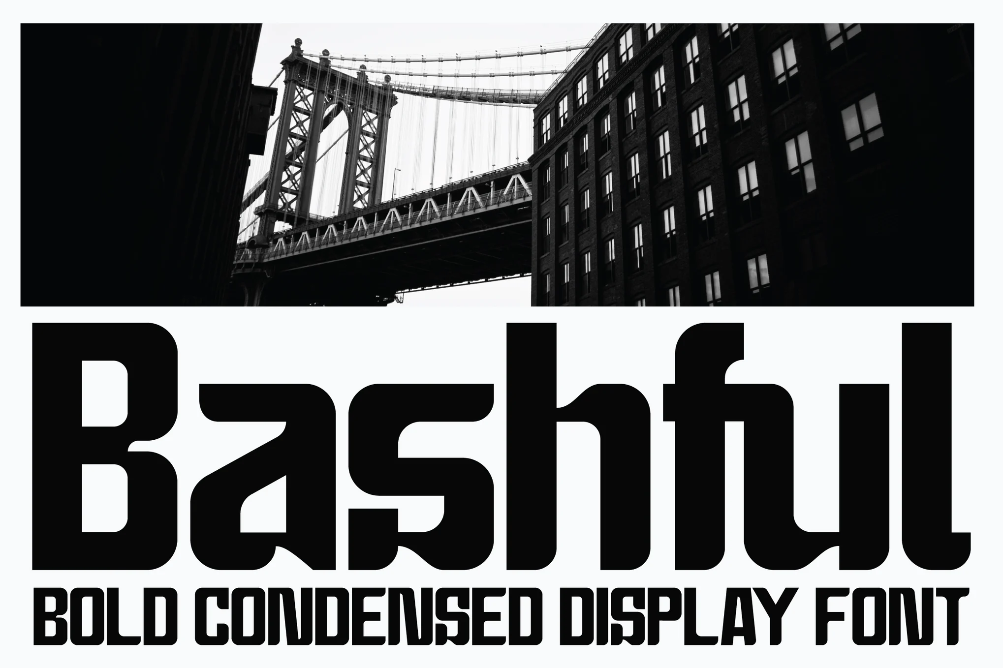 Bashful - Sans Condensed Poster Font