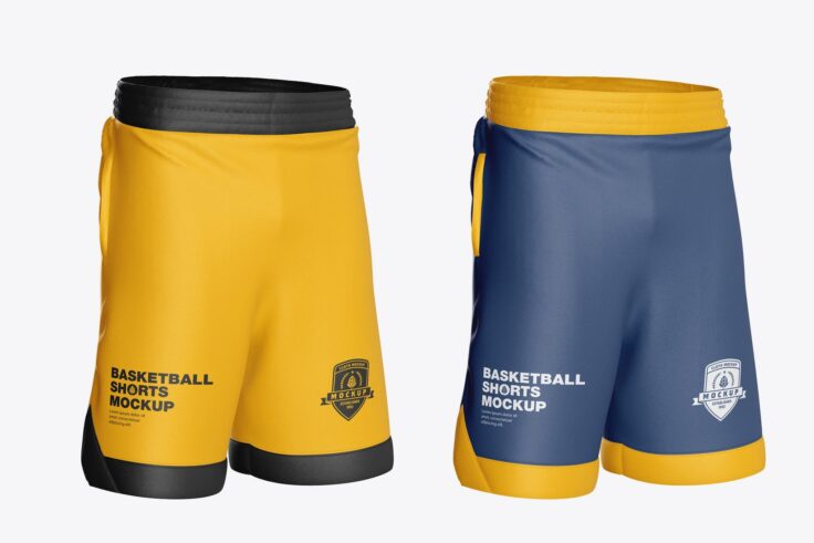 View Information about Basketball Shorts Mockup PSD