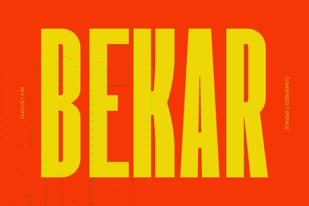 Bekar - Narrow Condensed Font