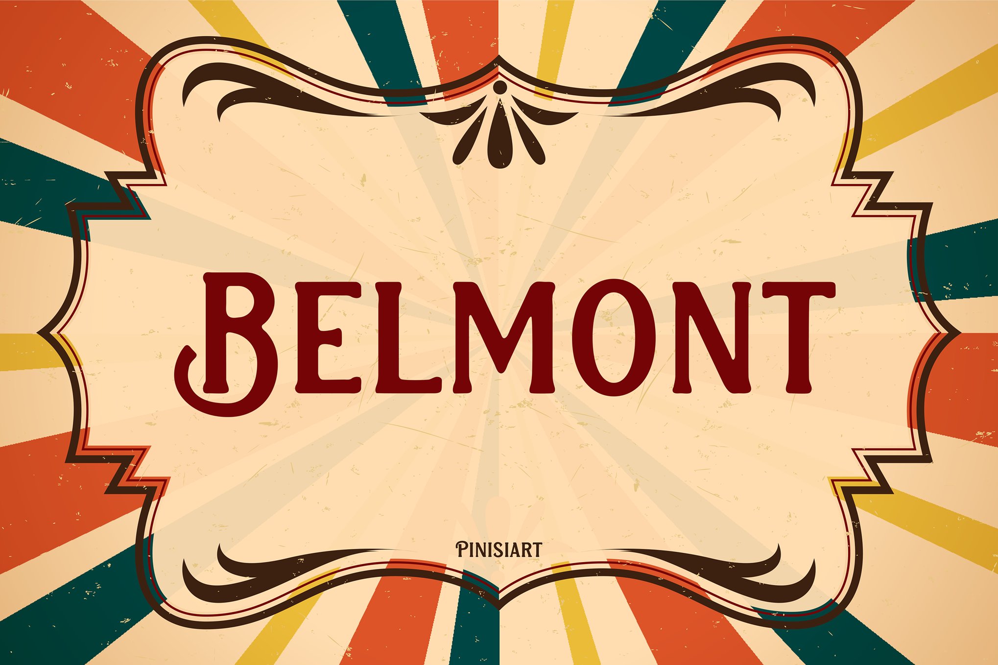 Belmont - Vintage Carnival Font