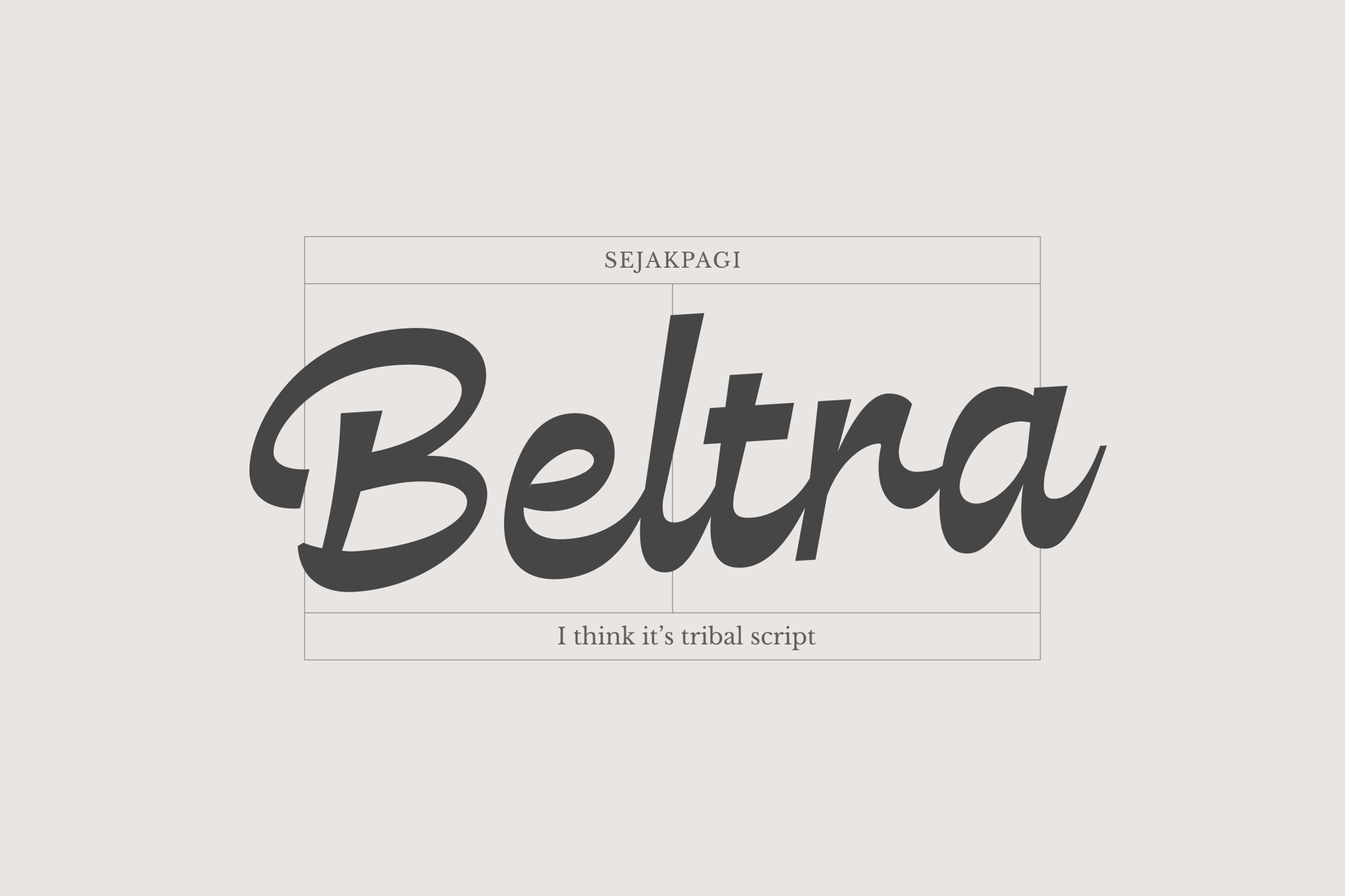 Beltra - Elegant Marker Font