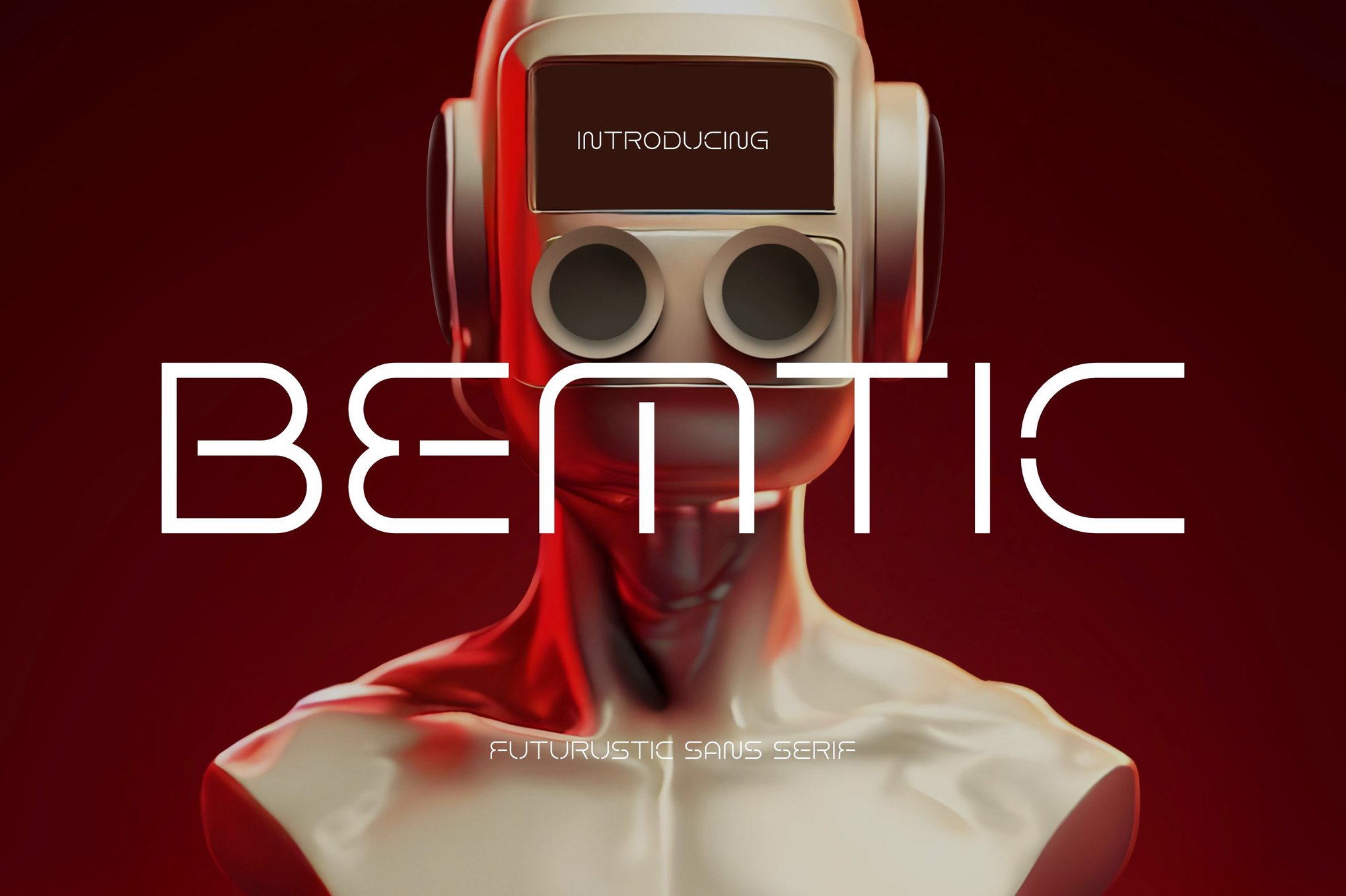 Bemtic - Unique Futuristic Font