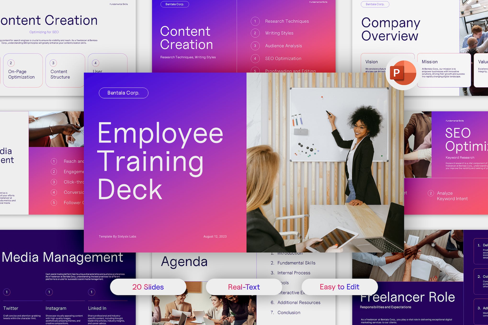 Bentala - Employee Training PowerPoint Template