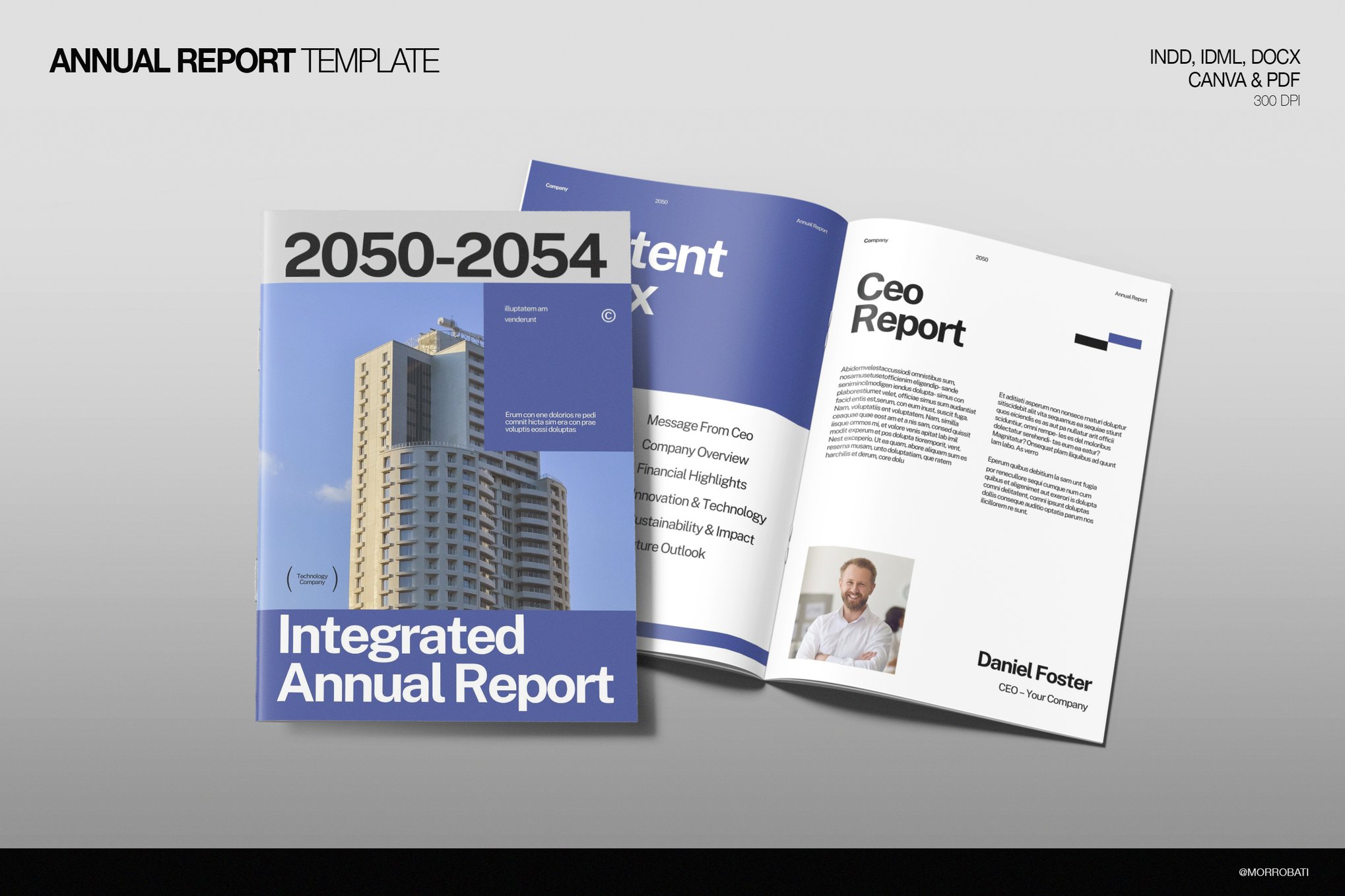 Bento Tech Company Report Brochure Template