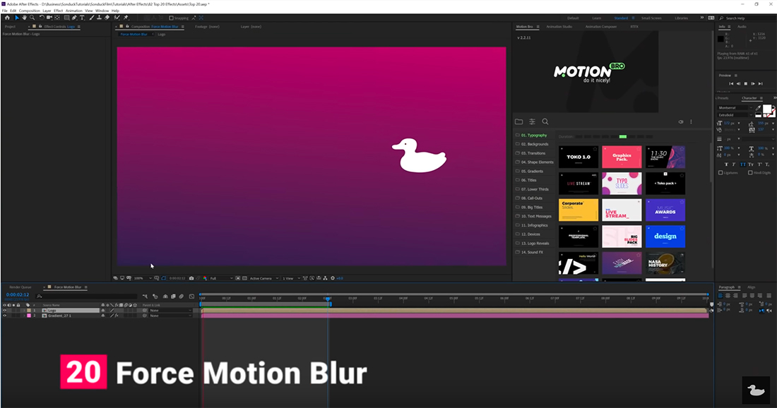 after effects tutorial videos download