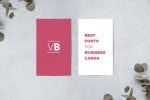 Best Fonts for Business Cards