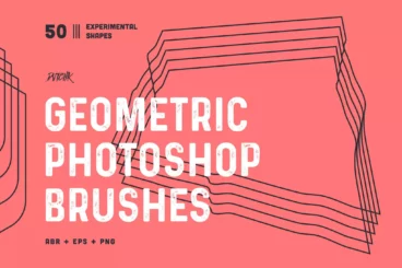 Geometric Photoshop Brushes