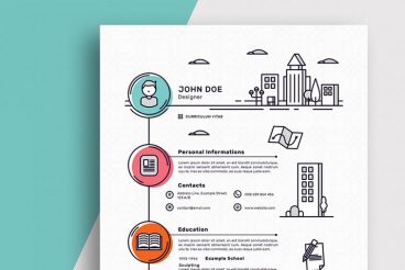 infographic resume pack