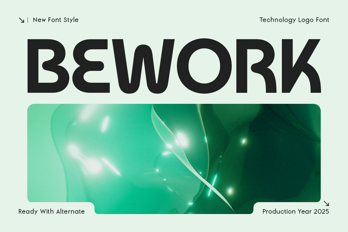 Bework - Technology Logo Font