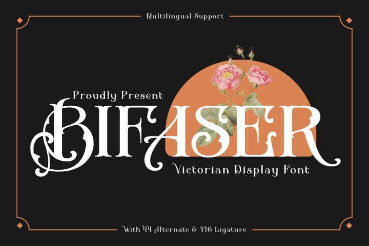 View Information about Bifaser Victorian Font