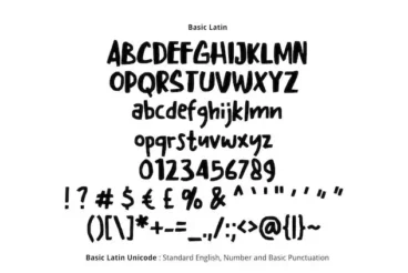 Second alternate image for Big Fellas Multipurpose Chubby Font