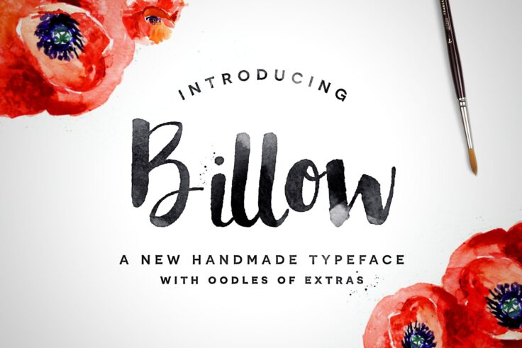 View Information about Billow Watercolor Style Font