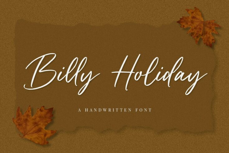 View Information about Billy Holiday Font